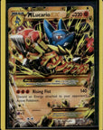 M Lucario EX (Secret) Holofoil Secret Rare XY - Furious Fists 113/111 NM