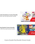 Acrylic Display Case for Pokemon Surging Sparks Costco Double Pack Bundle