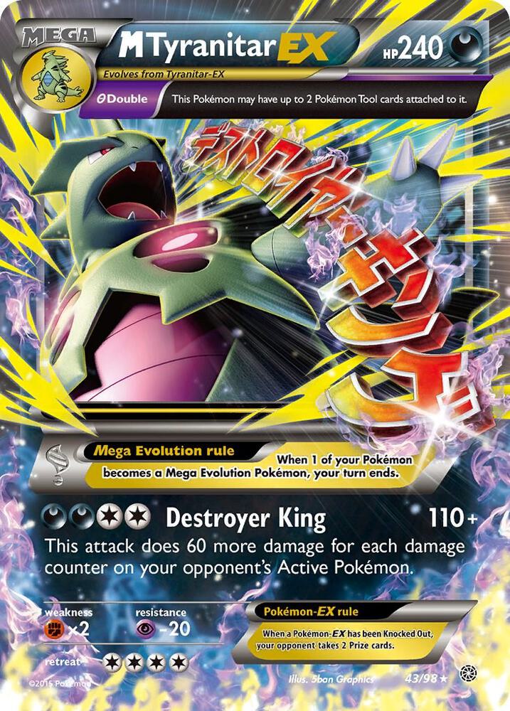 M Tyranitar EX — XY - Ancient Origins