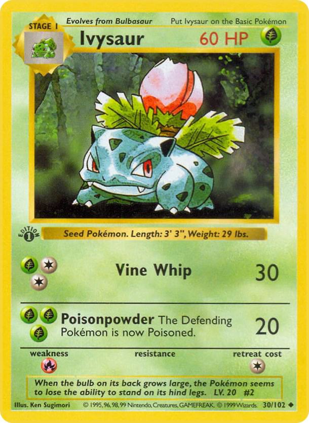 Ivysaur — Base Set (Shadowless)