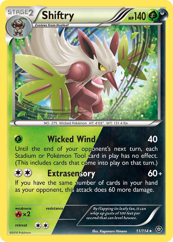 Shiftry — XY - Steam Siege