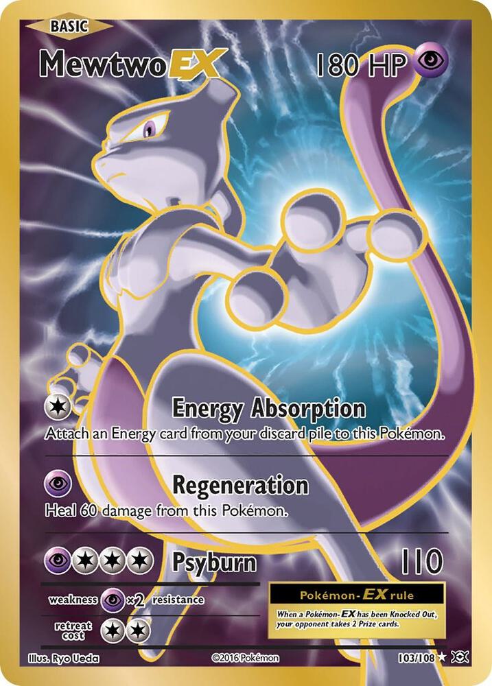Mewtwo EX (Full Art) — XY - Evolutions