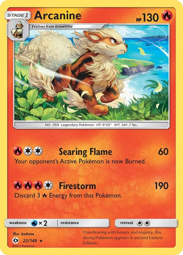 Arcanine — SM Base Set