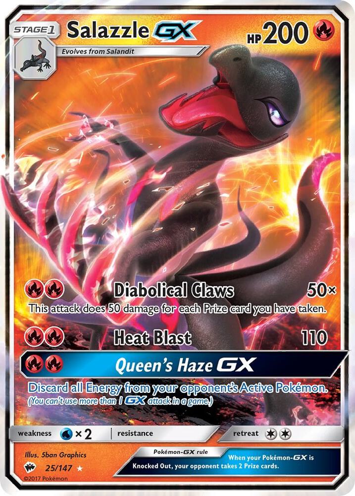 Salazzle GX — SM - Burning Shadows
