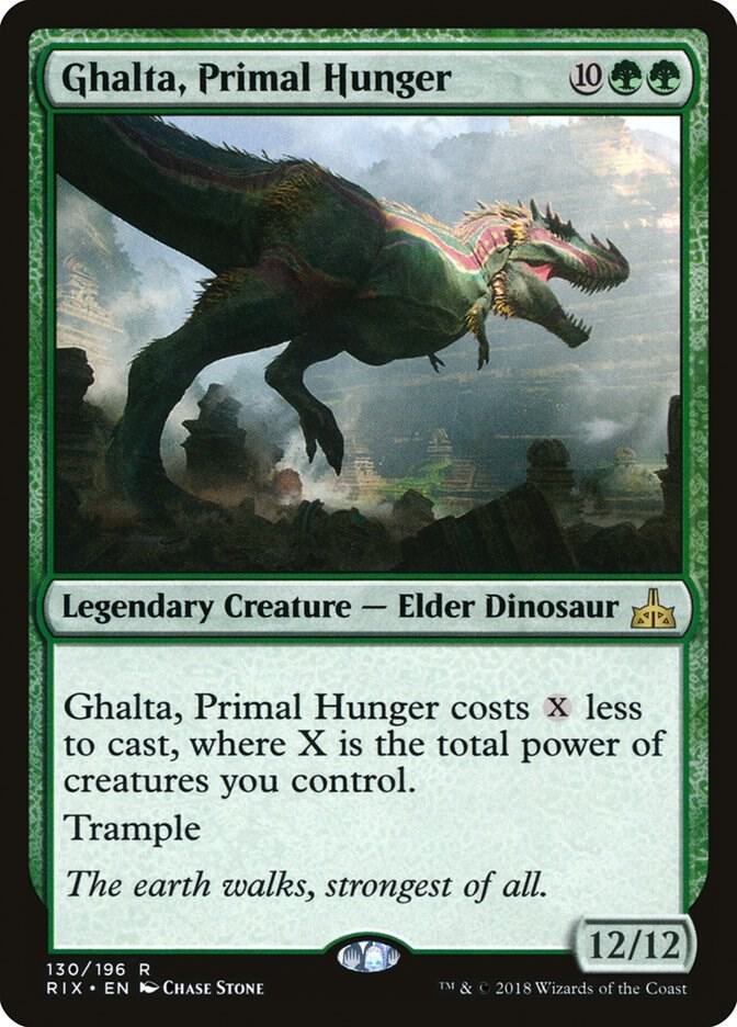 Ghalta, Primal Hunger — Rivals of Ixalan