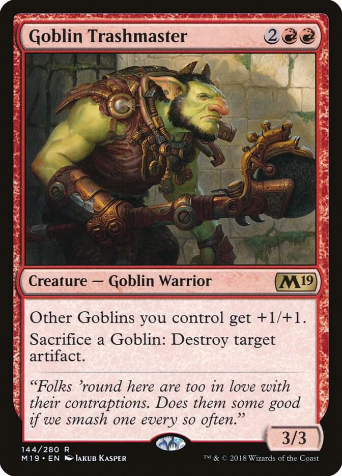 Goblin Trashmaster — Core Set 2019