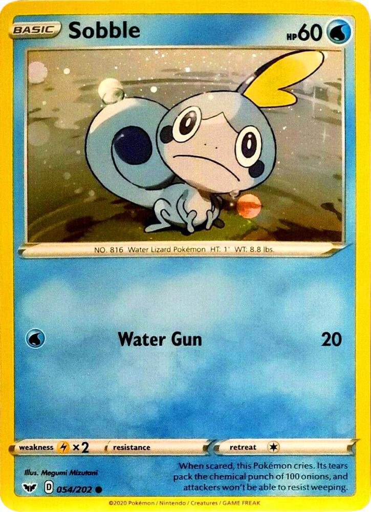 Sobble - 54/202 (Cosmos Holo) — Blister Exclusives