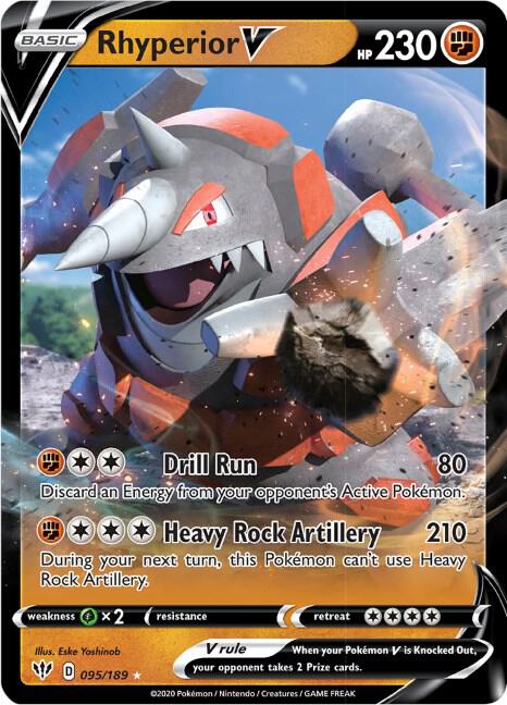 Rhyperior V — SWSH03: Darkness Ablaze