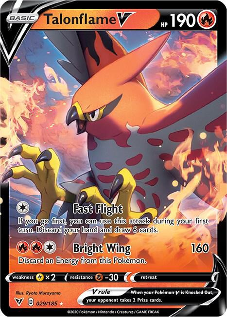 Talonflame V — SWSH04: Vivid Voltage