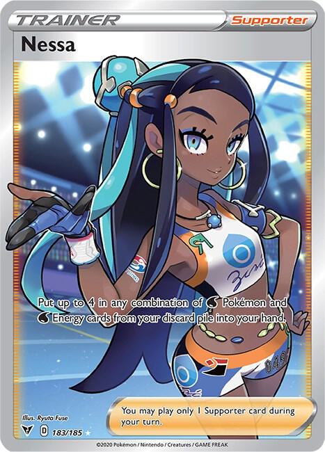 Nessa (Full Art) — SWSH04: Vivid Voltage