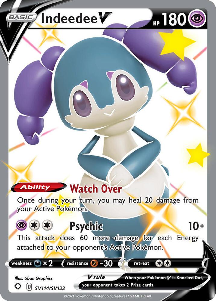 Indeedee V — Shining Fates: Shiny Vault
