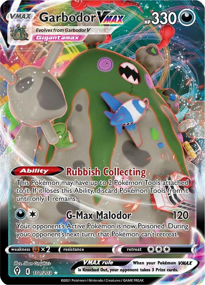 Garbodor VMAX — SWSH07: Evolving Skies