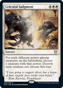 Celestial Judgment — Commander: Innistrad: Midnight Hunt