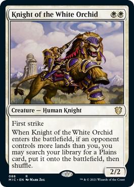 Knight of the White Orchid — Commander: Innistrad: Midnight Hunt