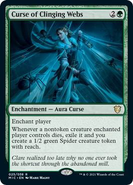 Curse of Clinging Webs — Commander: Innistrad: Midnight Hunt