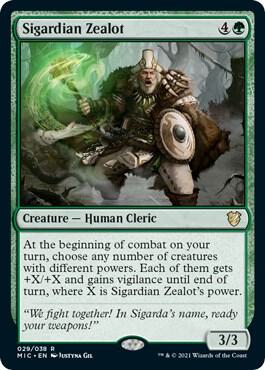 Sigardian Zealot — Commander: Innistrad: Midnight Hunt