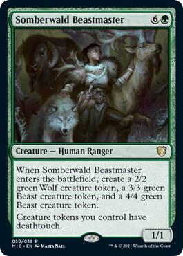 Somberwald Beastmaster — Commander: Innistrad: Midnight Hunt