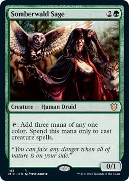 Somberwald Sage — Commander: Innistrad: Midnight Hunt