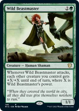 Wild Beastmaster — Commander: Innistrad: Midnight Hunt