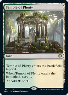 Temple of Plenty — Commander: Innistrad: Midnight Hunt