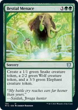 Bestial Menace — Commander: Innistrad: Midnight Hunt