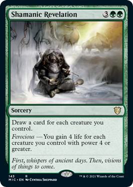 Shamanic Revelation — Commander: Innistrad: Midnight Hunt