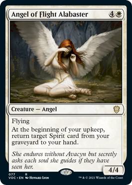Angel of Flight Alabaster — Commander: Innistrad: Crimson Vow