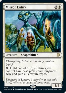 Mirror Entity — Commander: Innistrad: Crimson Vow