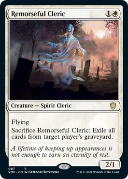 Remorseful Cleric — Commander: Innistrad: Crimson Vow
