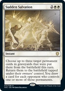 Sudden Salvation — Commander: Innistrad: Crimson Vow
