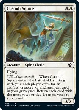 Custodi Squire — Commander: Innistrad: Crimson Vow