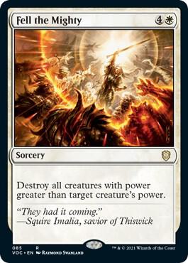 Fell the Mighty — Commander: Innistrad: Crimson Vow