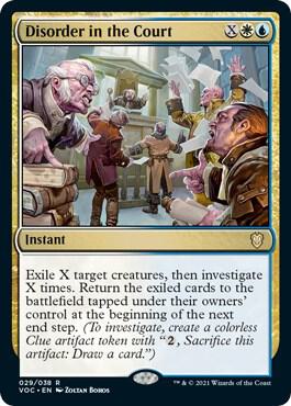Disorder in the Court — Commander: Innistrad: Crimson Vow