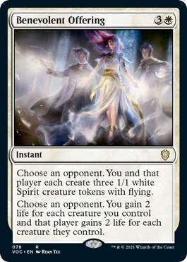 Benevolent Offering — Commander: Innistrad: Crimson Vow