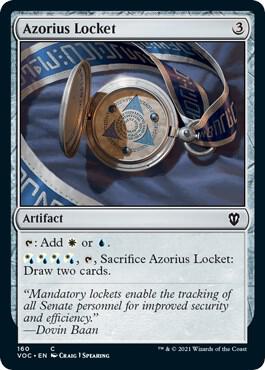 Azorius Locket — Commander: Innistrad: Crimson Vow