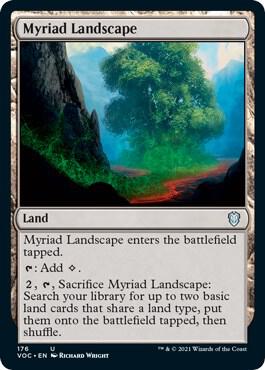 Myriad Landscape — Commander: Innistrad: Crimson Vow