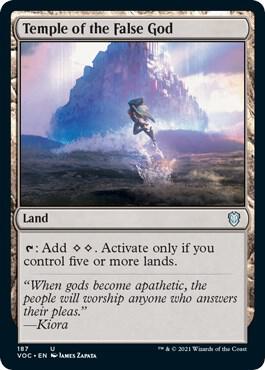 Temple of the False God — Commander: Innistrad: Crimson Vow