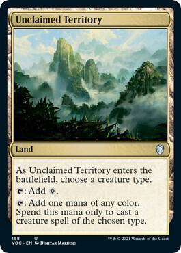 Unclaimed Territory — Commander: Innistrad: Crimson Vow