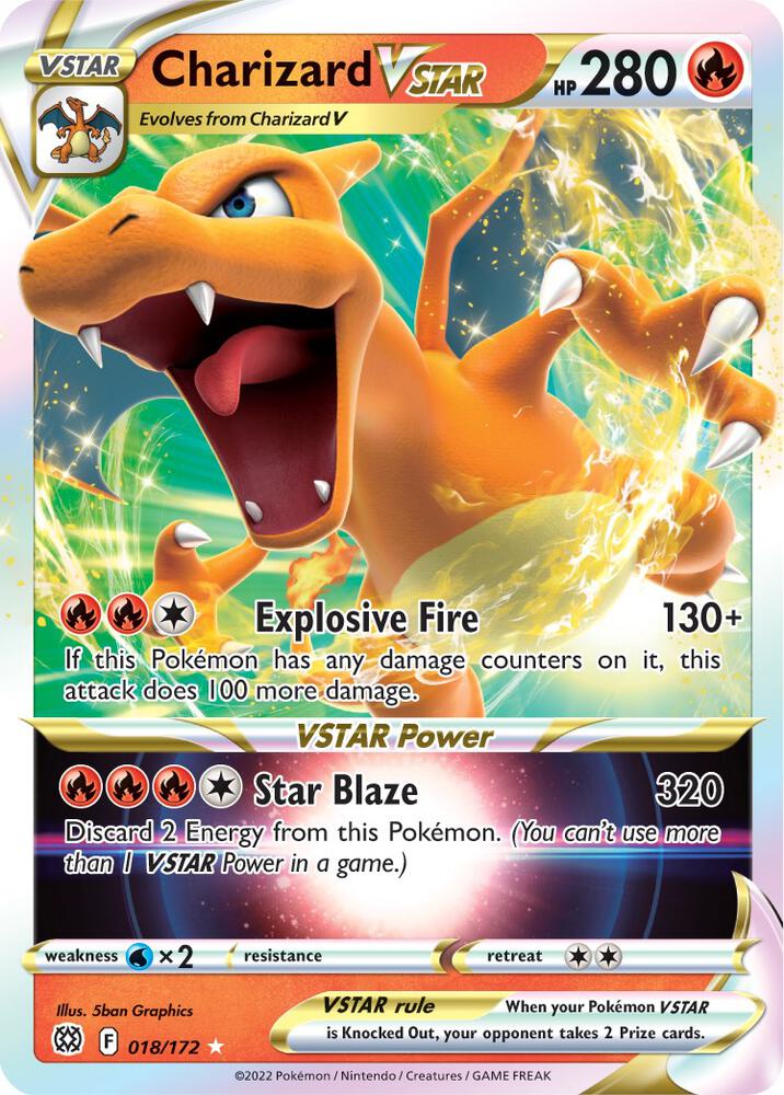 Charizard VSTAR — SWSH09: Brilliant Stars