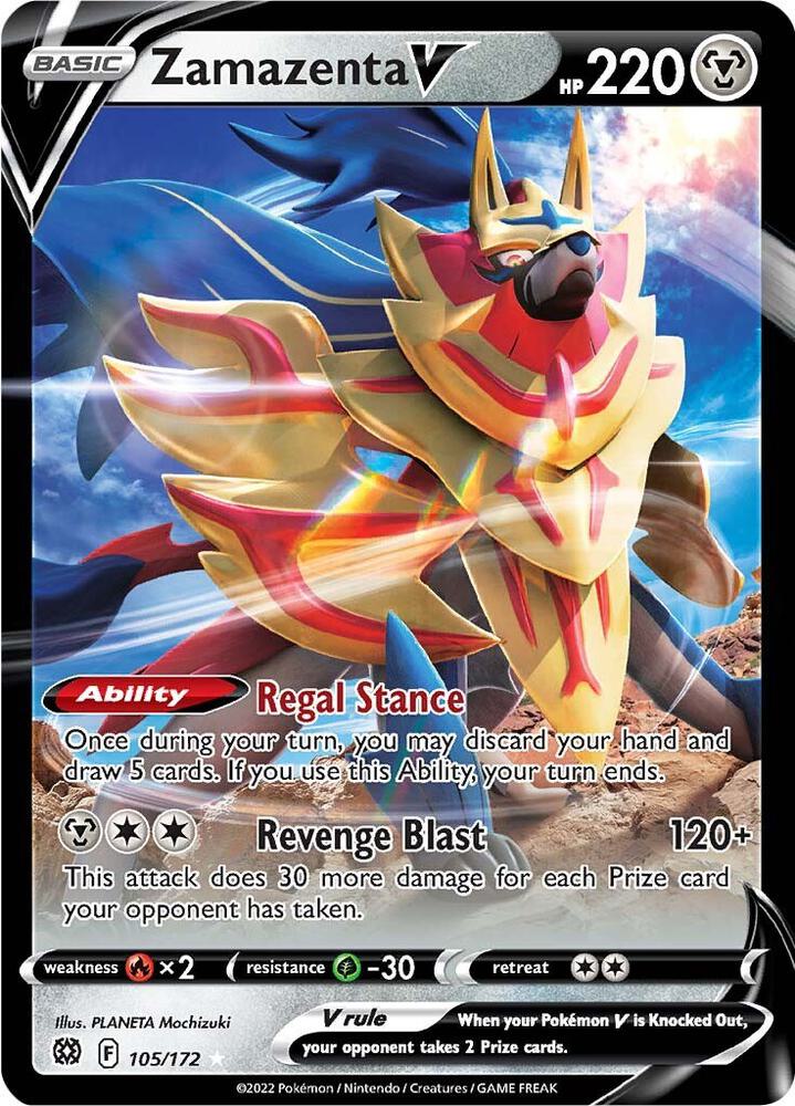 Zamazenta V — SWSH09: Brilliant Stars