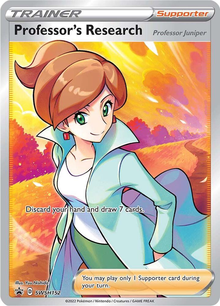 Professor's Research [Professor Juniper] - SWSH152 — SWSH: Sword &amp; Shield Promo Cards