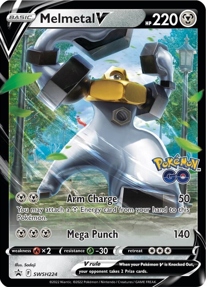 Melmetal V - SWSH224 — SWSH: Sword &amp; Shield Promo Cards