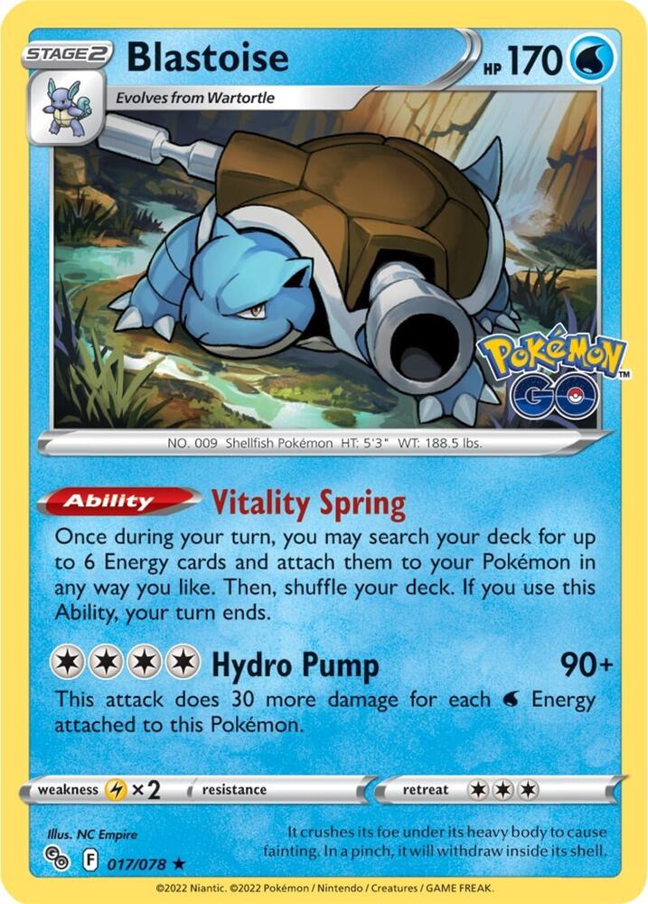 Blastoise — Pokemon GO