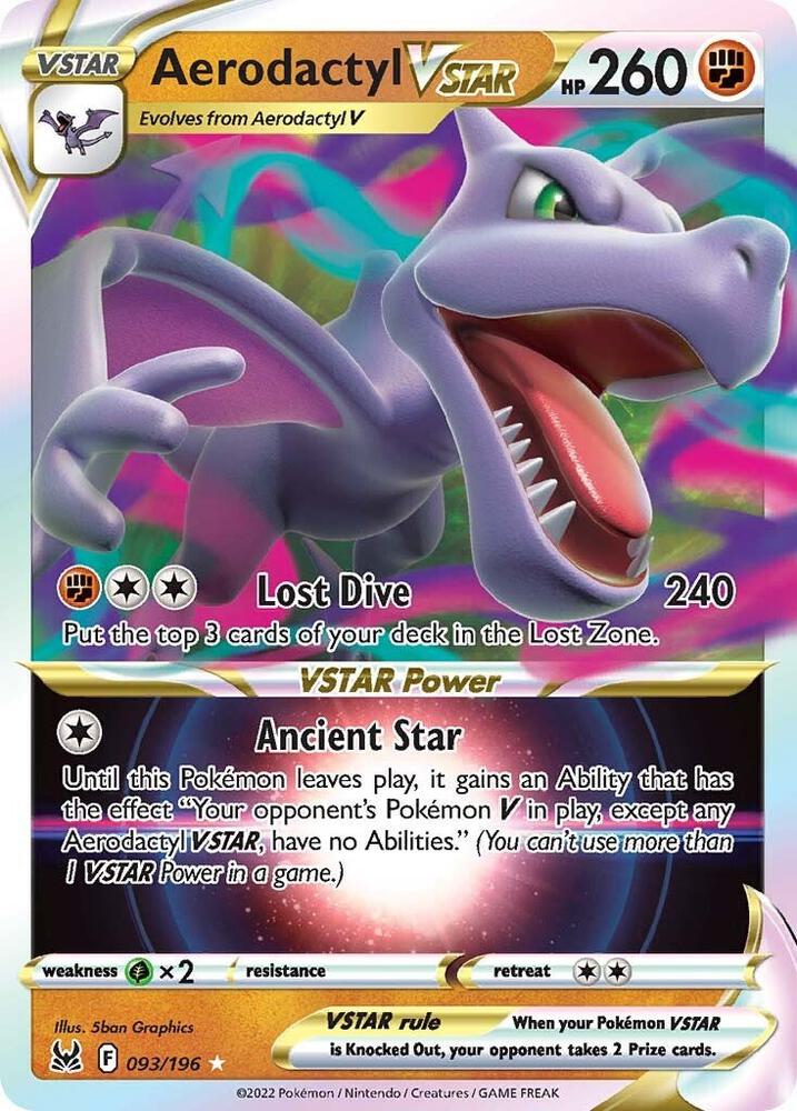 Aerodactyl VSTAR — SWSH11: Lost Origin