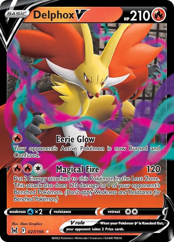 Delphox V — SWSH11: Lost Origin