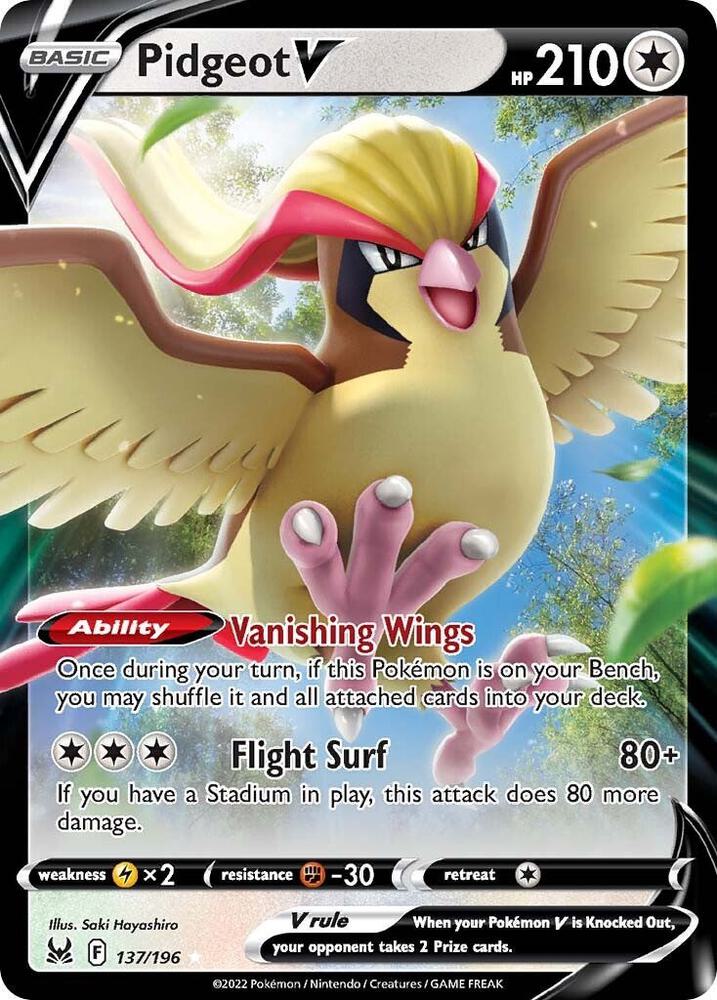 Pidgeot V — SWSH11: Lost Origin