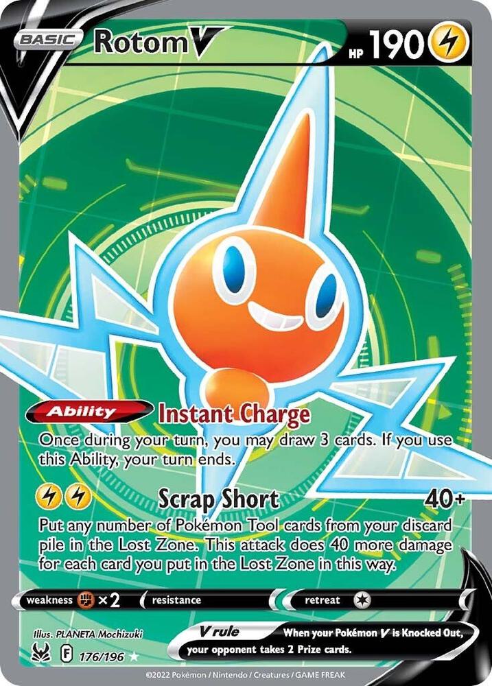 Rotom V (Full Art) — SWSH11: Lost Origin