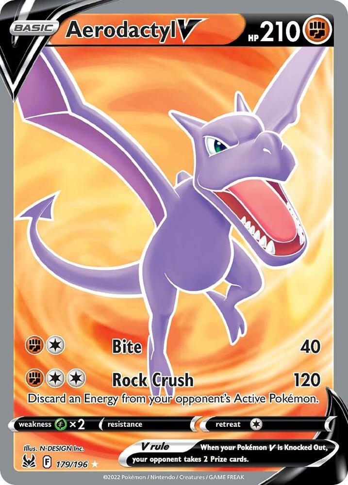 Aerodactyl V (Full Art) — SWSH11: Lost Origin