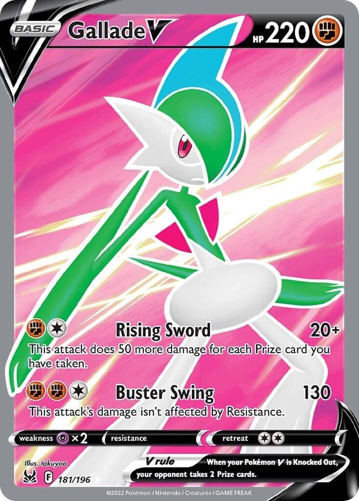 Gallade V (Full Art) — SWSH11: Lost Origin