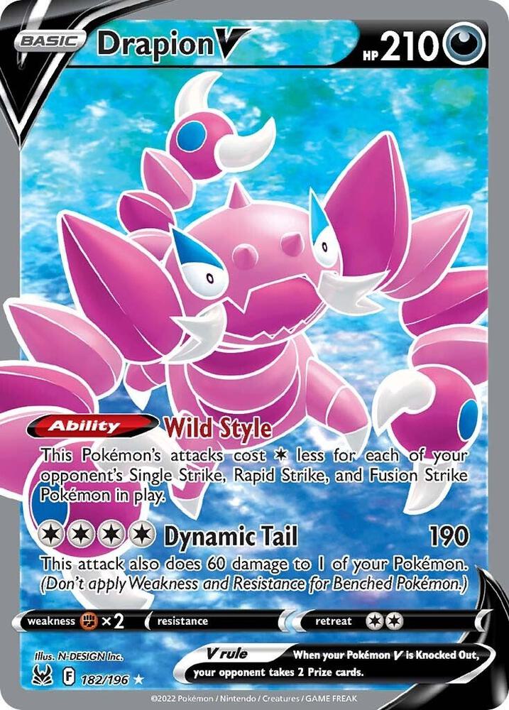 Drapion V (Full Art) — SWSH11: Lost Origin
